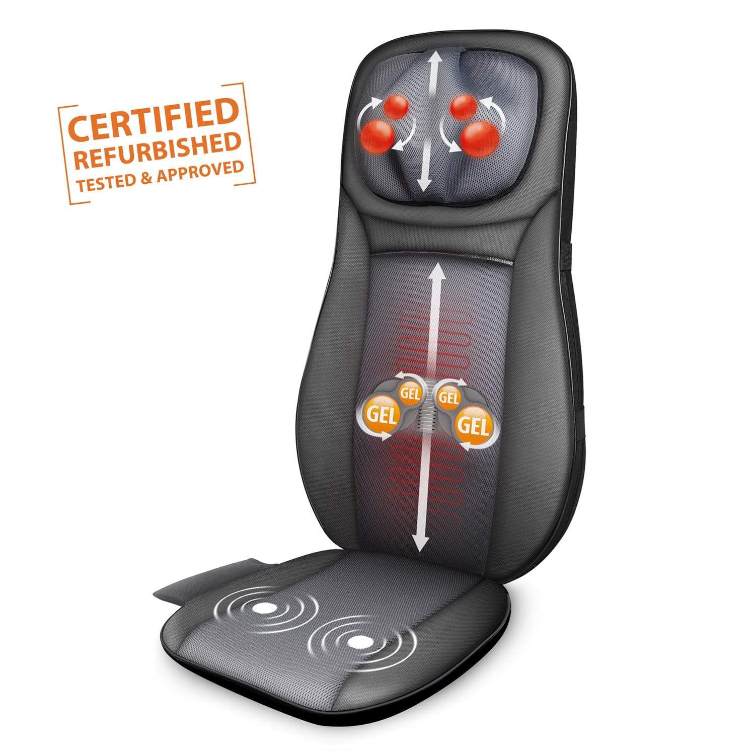 Certified Refurbished - Vibration Massage Seat Cushion with Heat - 262P