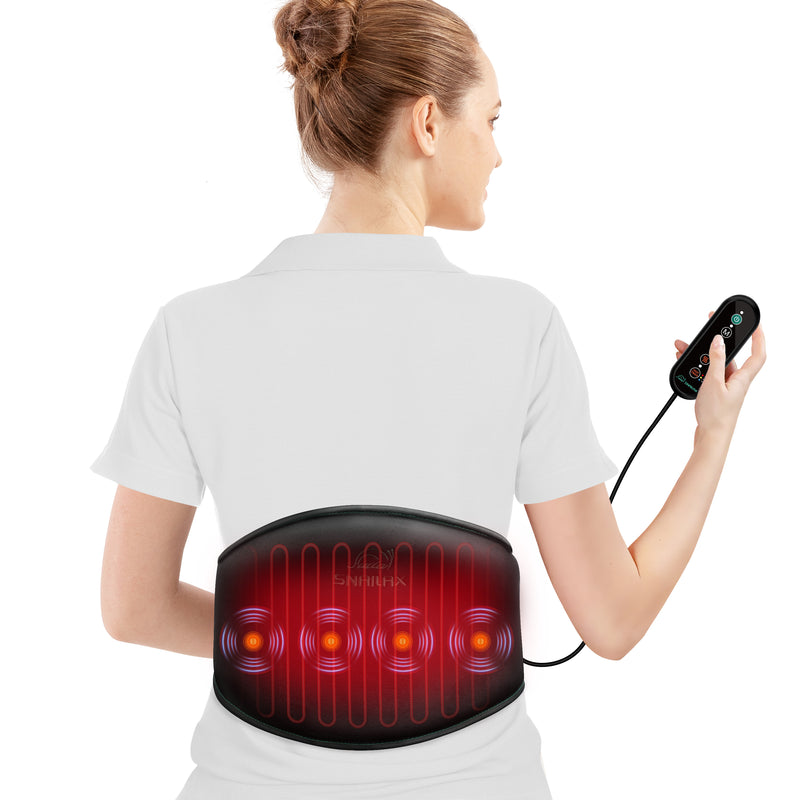 Heated Belt Heated Back Brace Rechargeable Heated Waist Belt Heating Pad  For Lower Back Rechargeable Heated Waist Belt Back Brace Wrap For Lumbar  Abdominal Back Discomfort Relief 