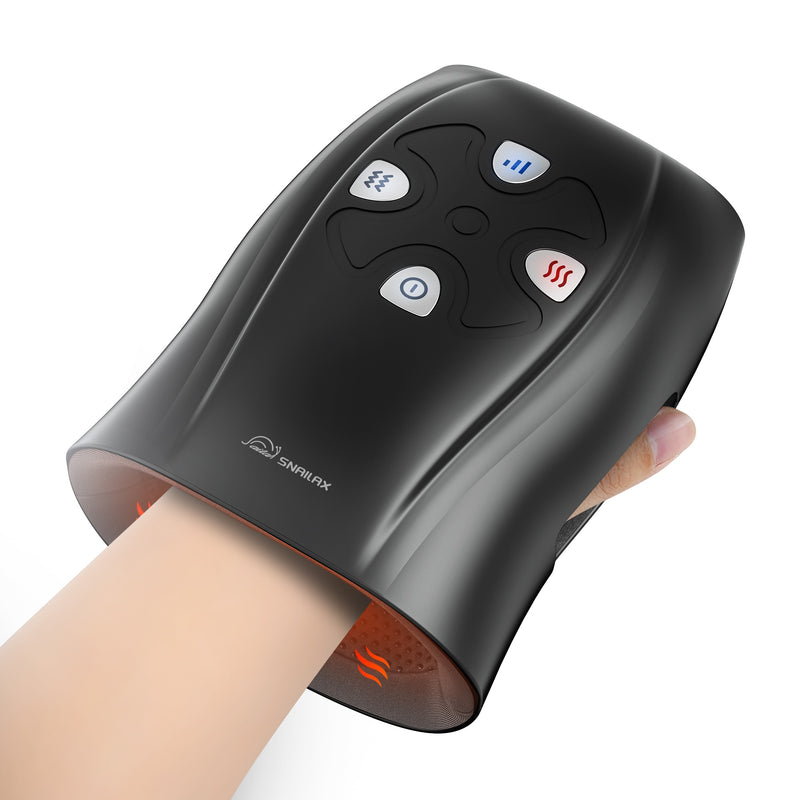 Snailax Hand Massager with Heat, Wireless Hand Massager for Arthristis, Carpal Tunnel, Finger Numbness - 489