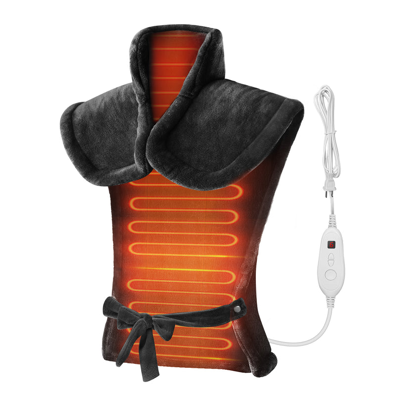 Heating Pad for Back Pain Relief, Snailax Electric Large Heating Pad for Neck and Shoulders - 019SHF