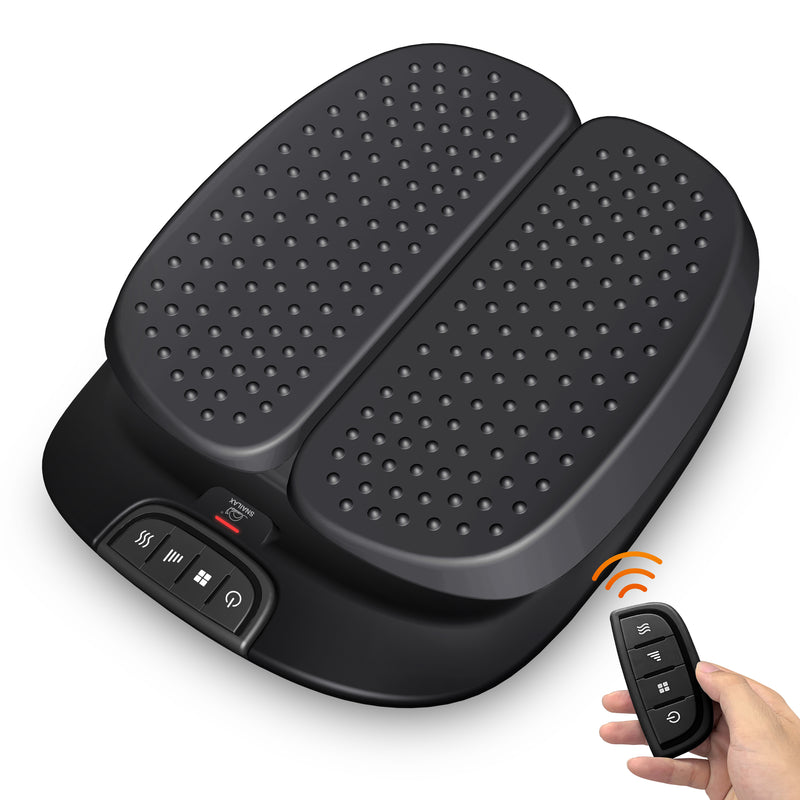 Snailax Foot Massager Machine with Heat,Remote Control, Vibration Foot Massager with Heat and Washable Cover - 591