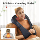 Shiatsu Christmas Neck Massager with Heat, Back Massager, Neck and Shoulder Massager with 3D Roller - 632