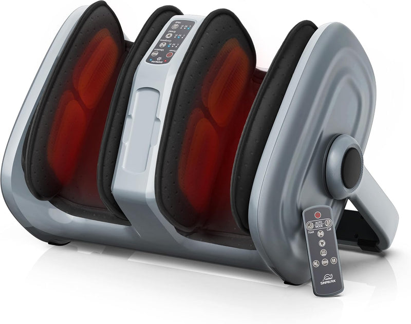 Snailax Shiatsu Foot and Leg Massager Machine with Heat to Improve Circulation and Plantar Fasciitis - 598