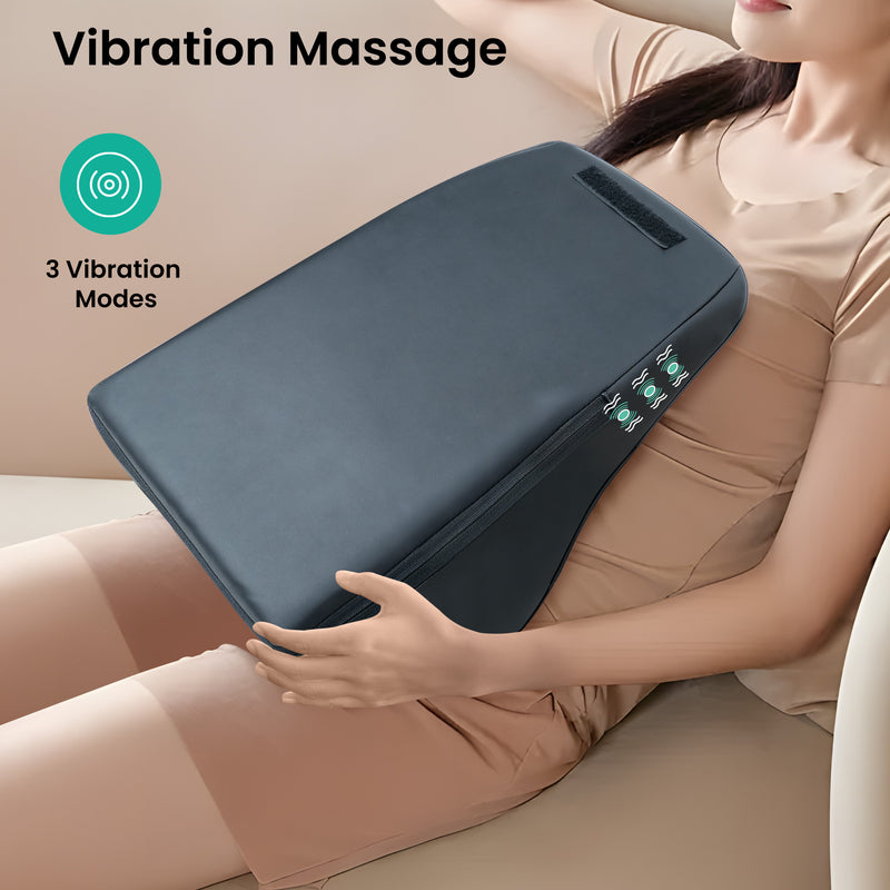 Snailax Back Massager for Back Pain Deep Tissue, Shiatsu Lower Back Neck Massager with Heat, Kneading Massage Pillow for Back Neck Shoulder - 128