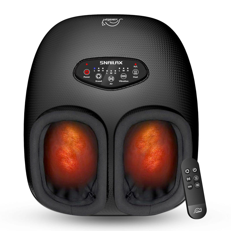 Snailax Foot massager SL-52A2RC (with Remote Control) Snailax Shiatsu Deep Kneading Foot Massager with Heat - 52A2