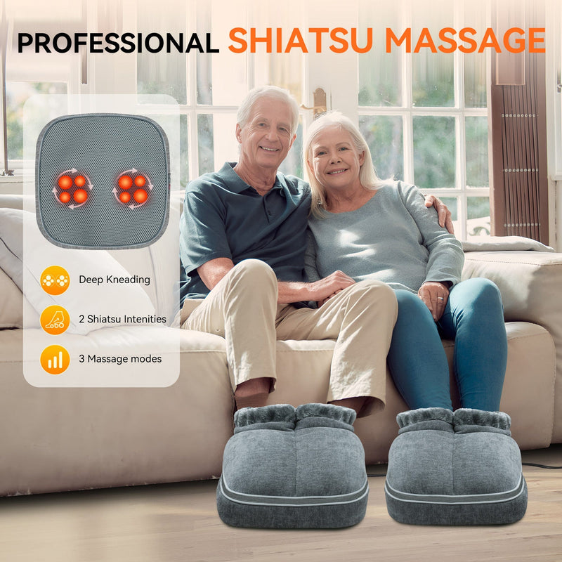 Snailax Foot massager Snailax Shiatsu Foot Massager with Heat for Neuropathy, Plantar Fasciitis, Feet Warmers - 542