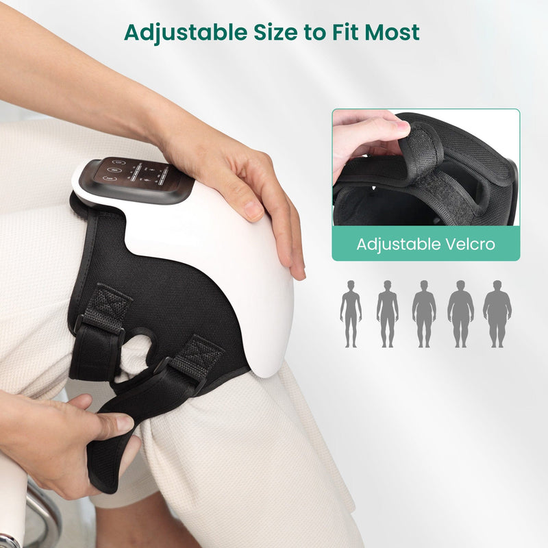 Snailax Knee Massager Snailax Cordless Vibration Knee Massager with 3 Heating Levels & 3 Modes - 530