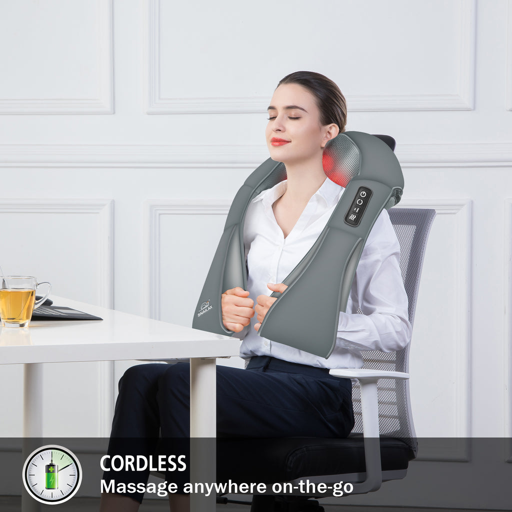Cordless Neck and Back Massager - Shiatsu Neck and Shoulder Massager with  Heat - 632NC, 1 CT - Pay Less Super Markets