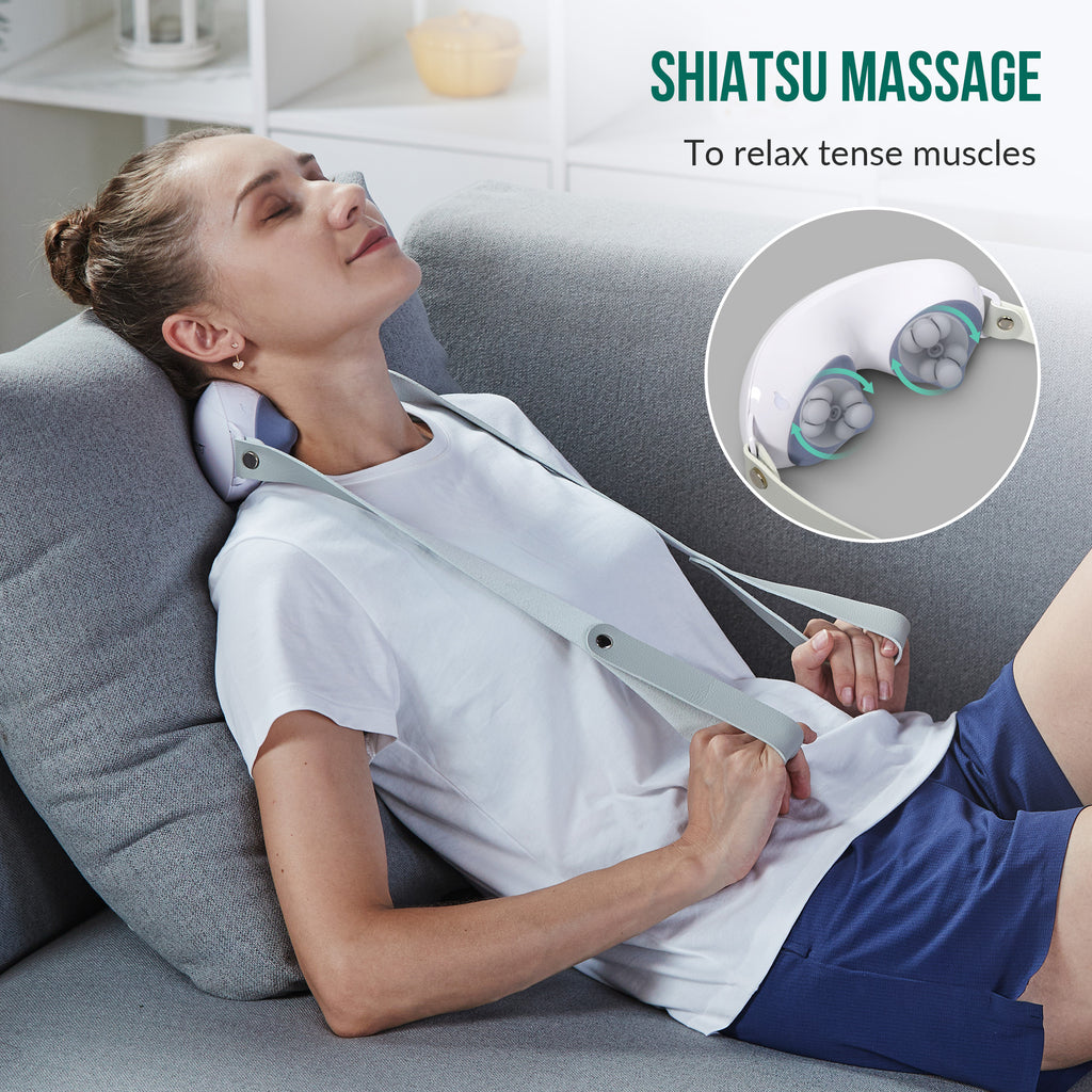 Snailax® Cordless percussion Back Massager with Heat-482
