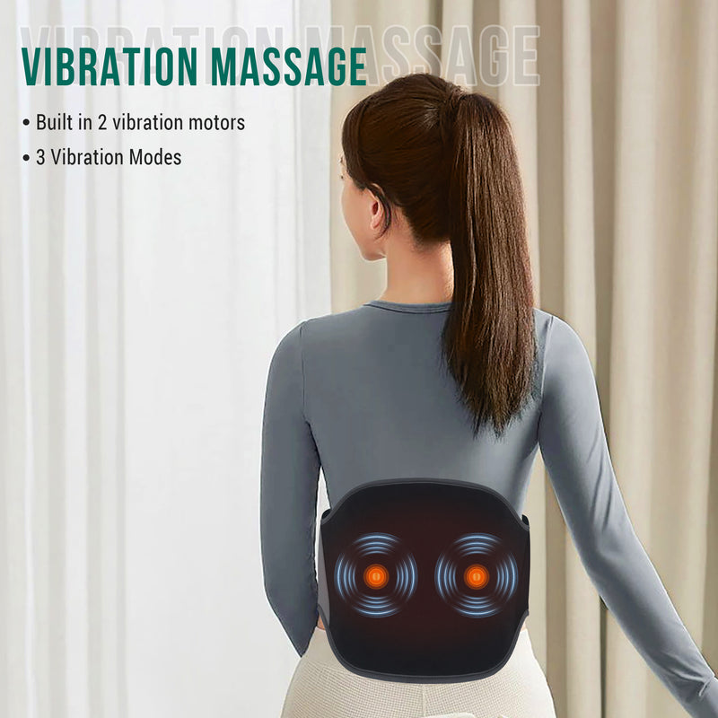 Neck Massage Heating Pad with Vibration Heated Neck Wrap Pain Relief  Therapy US