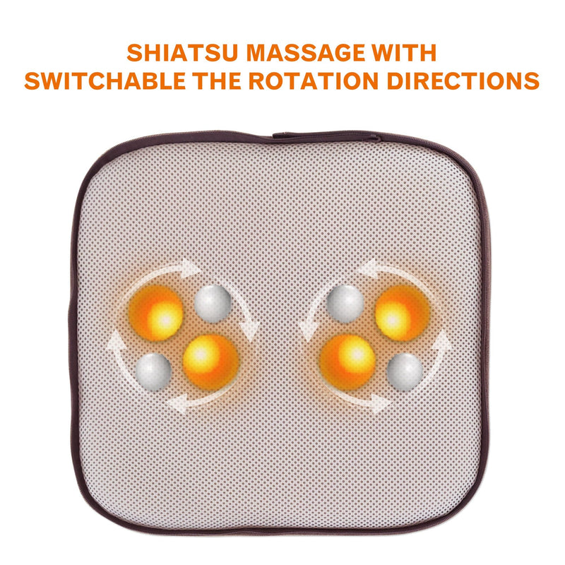 Snailax Shiatsu Foot Massager with Heat- Washable Cover Kneading Foot &  Back Massager, Heated Foot W…See more Snailax Shiatsu Foot Massager with  Heat