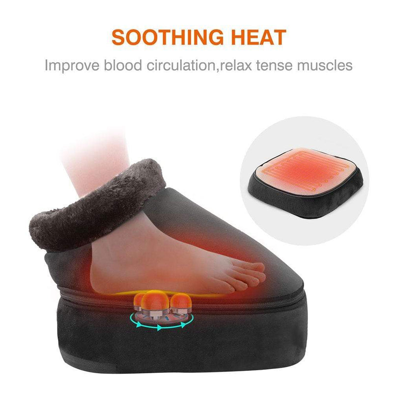 Belmint Seat Cushion Massager with Shiatsu Vibration, Soothing Heat for  Back 