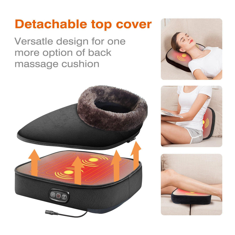 Snailax Foot Massager with Heat, Vibration Foot Massager Machine, Remote Control, Gifts, Size: 12.6” x 15” x 4.2”, Black