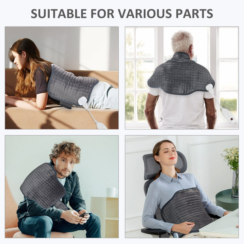 Snailax Massage Mat Snailax Heating Pad for Back Pain Relief - KH-019F3-2