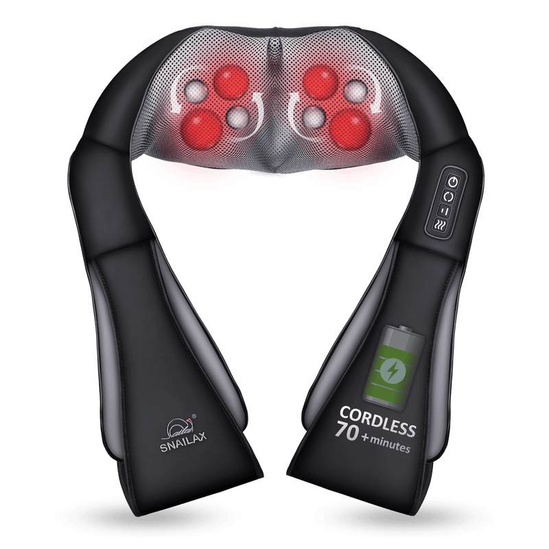 Snailax SL-632NC Shiatsu Neck, Shoulder & Back Massager with Heat, Deep  Kneading Electric Massager 2 yrs local Warranty – Comfier Pte. Ltd.