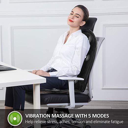Massage Seat Cushion with Memory Foam | Buy our Snailax Vibration ...